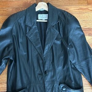 Vintage Brandon Thomas Leather Trench